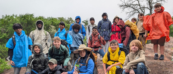 Troop 161 at Enchanted Rock