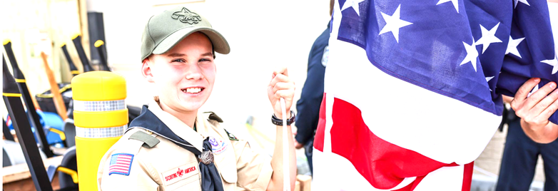 Troop 161’s Home Depot Flag Ceremony